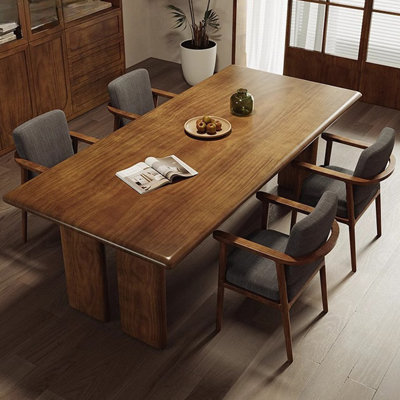 Reighan 4 - Person Pine Solid Wood Solid Wood Top Four Leg Dining Set