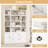 70.9" Tall Bookshelf And Bookcase, 6 Tier Floor Standing Bookcase For Home Office, Living Room-1894257153