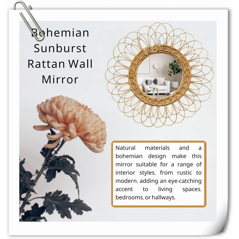 Schrimsher Rattan Mirror