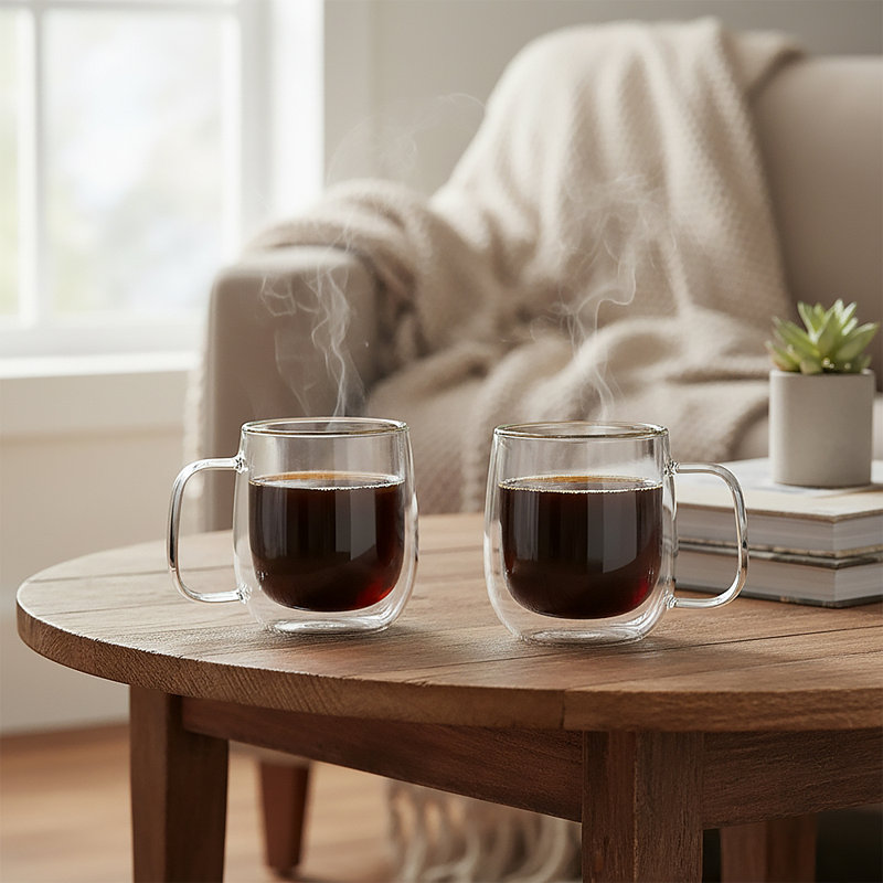 Borosilicate Glass Coffee Cup