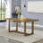 Parker Dining Table, Trestle Base, Light Oak