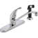 Core Single-Handle Kitchen Sink Faucet with Side Sprayer, 3-Hole Kitchen Faucet