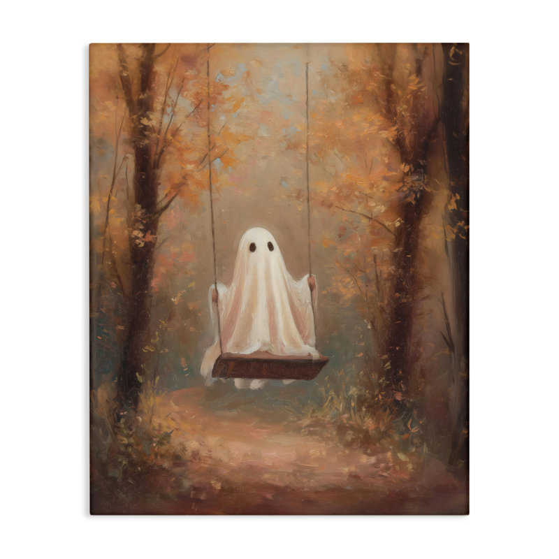«Eerie Swinging Ghost» par Arlington Prints, H 40 po x l 30 po