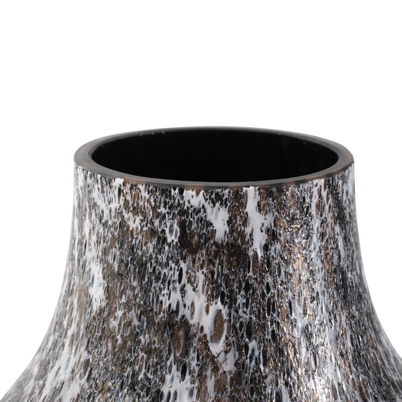 Art Glass in Deep Mocha Brown- Short
