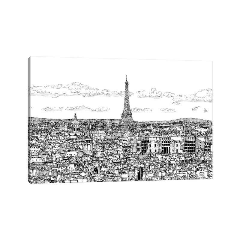Tour Of Europe II by Melissa Wang - Wrapped Canvas Print