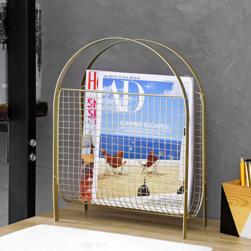 Freestanding Magazine Organizer Holder