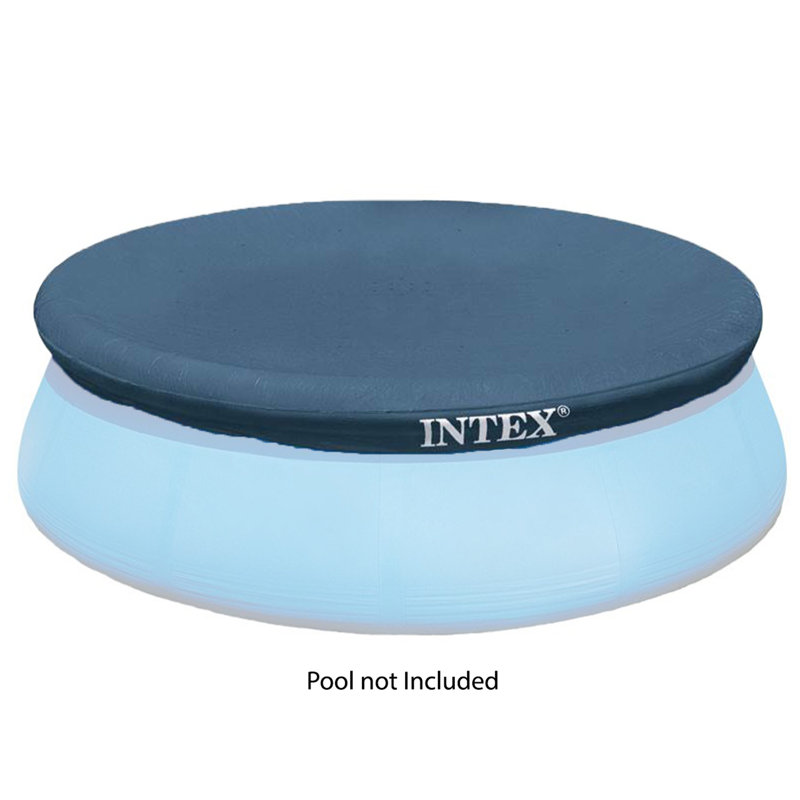Intex Easy Set Above Ground Swimming Pool Vinyl Round Cover, Pool Not Included
