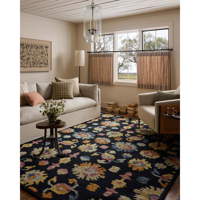 Tapis minuit Loloi Tilly, Tapis de couloir 2 pi x 5 pi