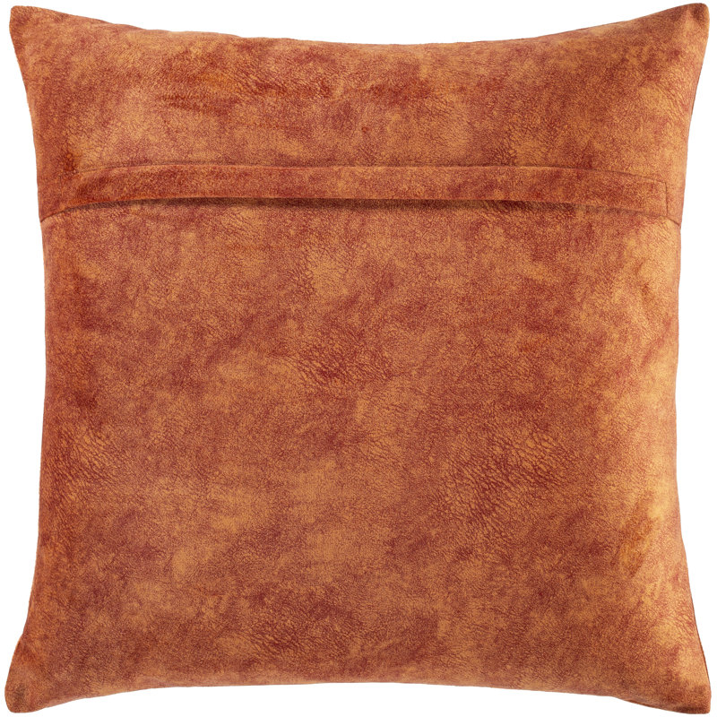  Housse de coussin décoratif 20 po, Rouille / Orange brûlé