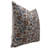 Fabdivine Mandakni Handmade Block Print Linen Pillow Cover Boho Decorative Cushion with Zipper Size-14X14 Inch-97419442