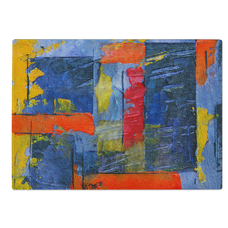 Tempered Glass Art Painting Vol.380 Chopping Board, 39 cm W x 28.5 cm L