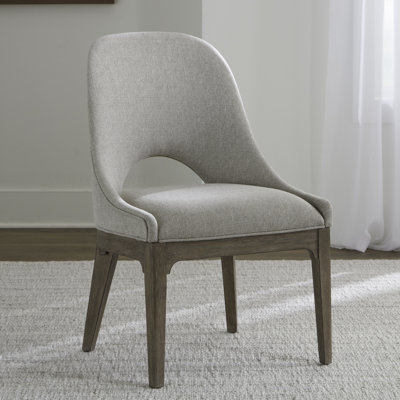 Shaly Upholstered Side Chair w/ Barrel Back