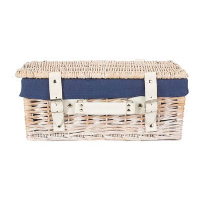 Wicker Hamper Basket with Lining