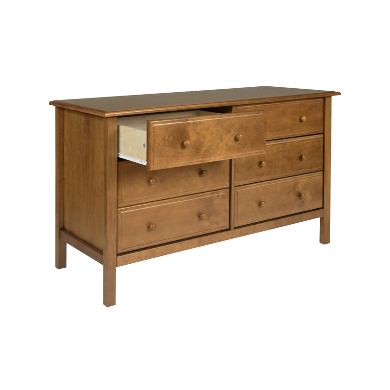 Commode double 6 tiroirs Jayden, Châtaigne