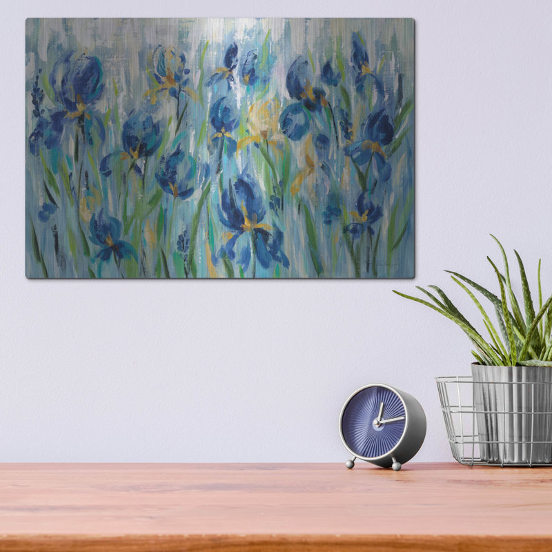 «Iris Flower Bed» par Silvia Vassileva, H 12 po x l 16 po
