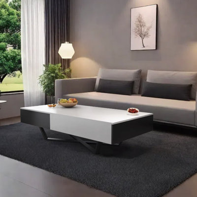 Minimalist design sense storage coffee table