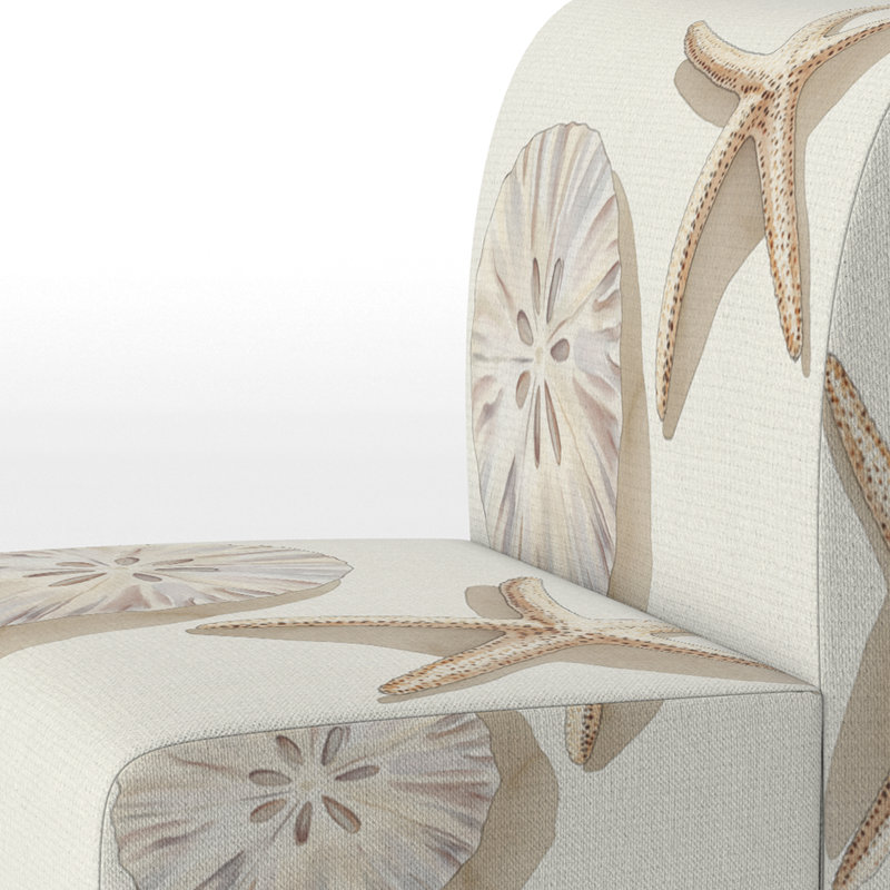 Fauteuil rembourré Starfish, Pantoufle sans accoudoirs