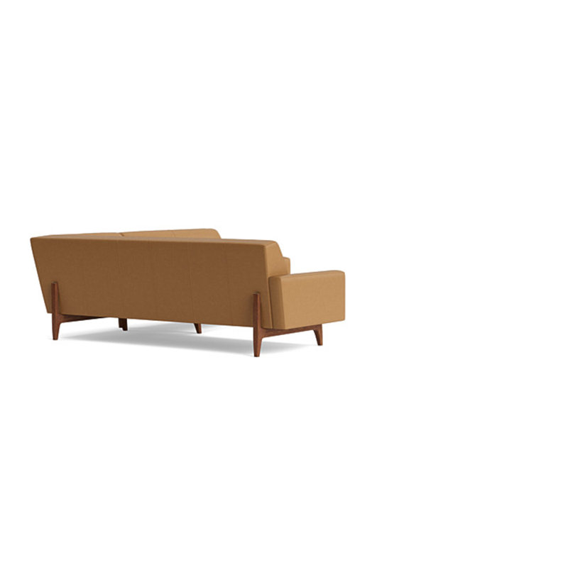 Tyler Leather Sectional, Left Hand Facing, Leather - Butterscotch