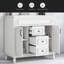 Meuble-lavabo de 36 po sans lavabo supérieur, armoire seulement, armoire de rangement moderne avec 2 portes à fermeture douce et 2 tiroirs (PAS D'ÉVIER-110393420