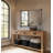  Vintage Cross Corner Rectangle Bathroom Vanity Mirror | Stainless Steel Frame-1909570085-1882213033