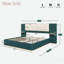 Lit plateforme tapissier avec tablettes-76383254-76383250