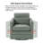 Marion 28.74'' Wide Genuine Leather Swivel Chair (Set of 2)-90213990