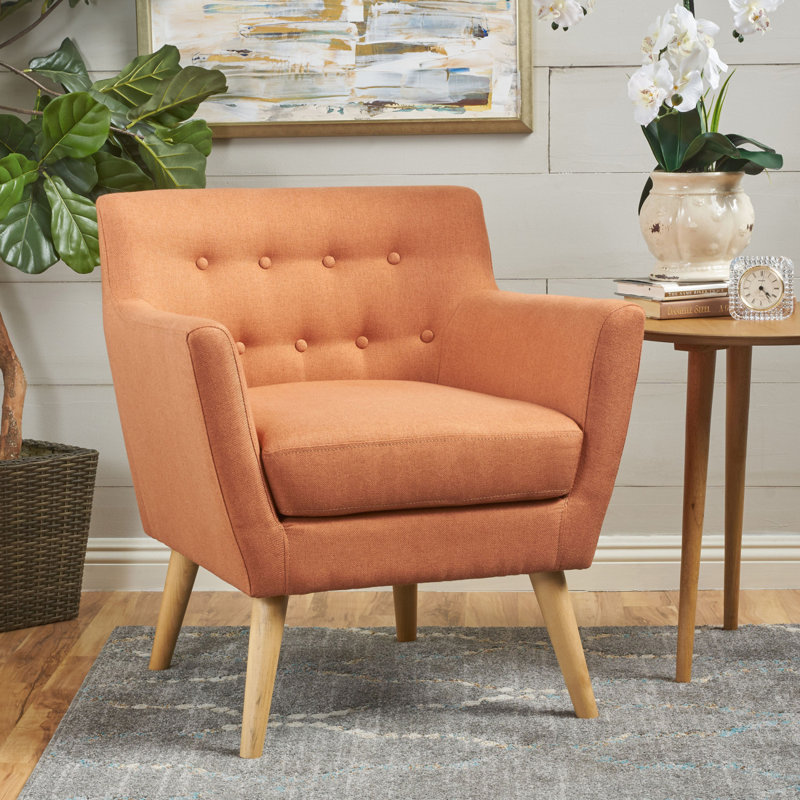 Fauteuil club, fauteuil club moderne en tissu Mid-Century