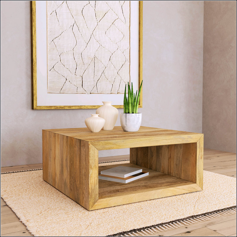 Table basse carrée Mesa Natural