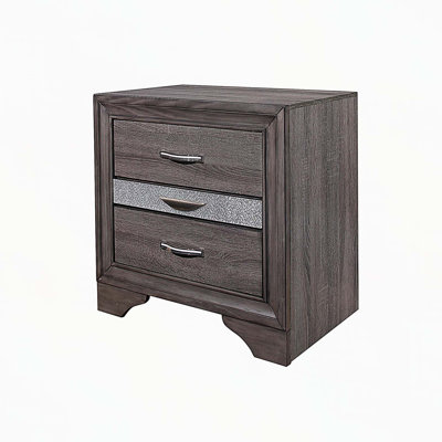 Table de chevet Ryder Sparkle Grey