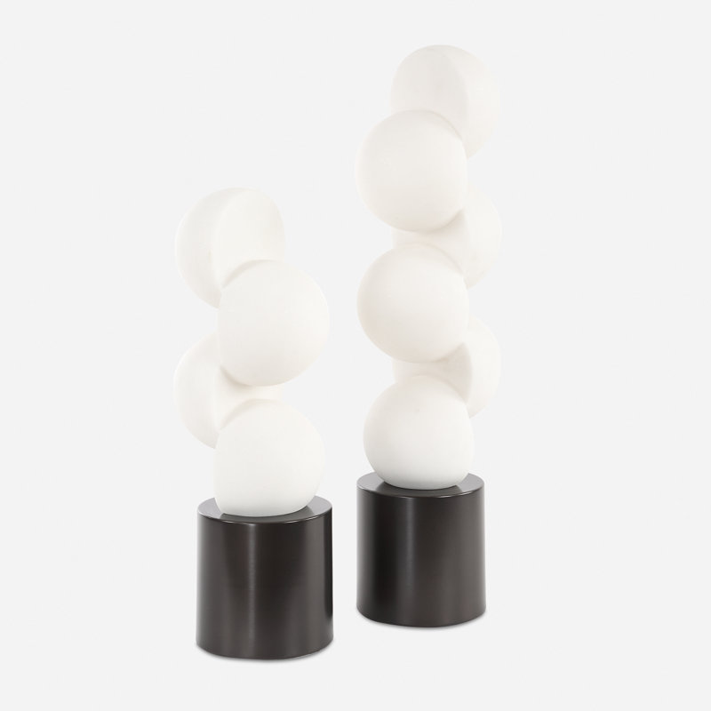 Ensemble de sculptures Iftu blanc