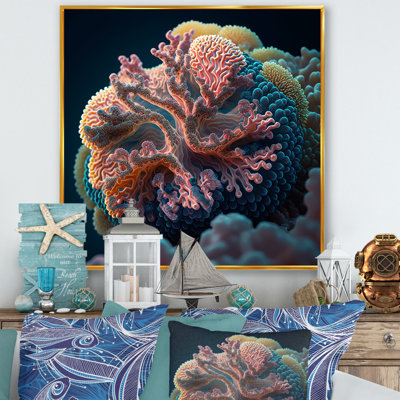 " Colorful Hyperbolic Deep Sea Coral VIII "