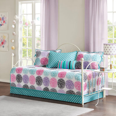 Leland 6-Piece Vibrant Reversible Daybed Bedding Set