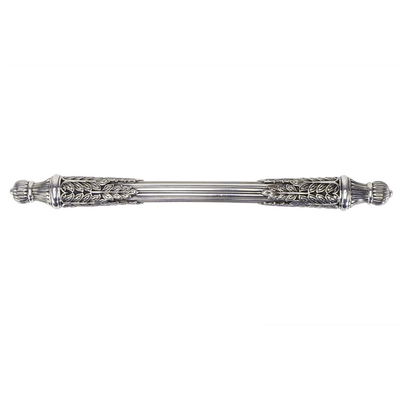 HAMPTON PULL 5” C TO C; FLORENTINE , Silver