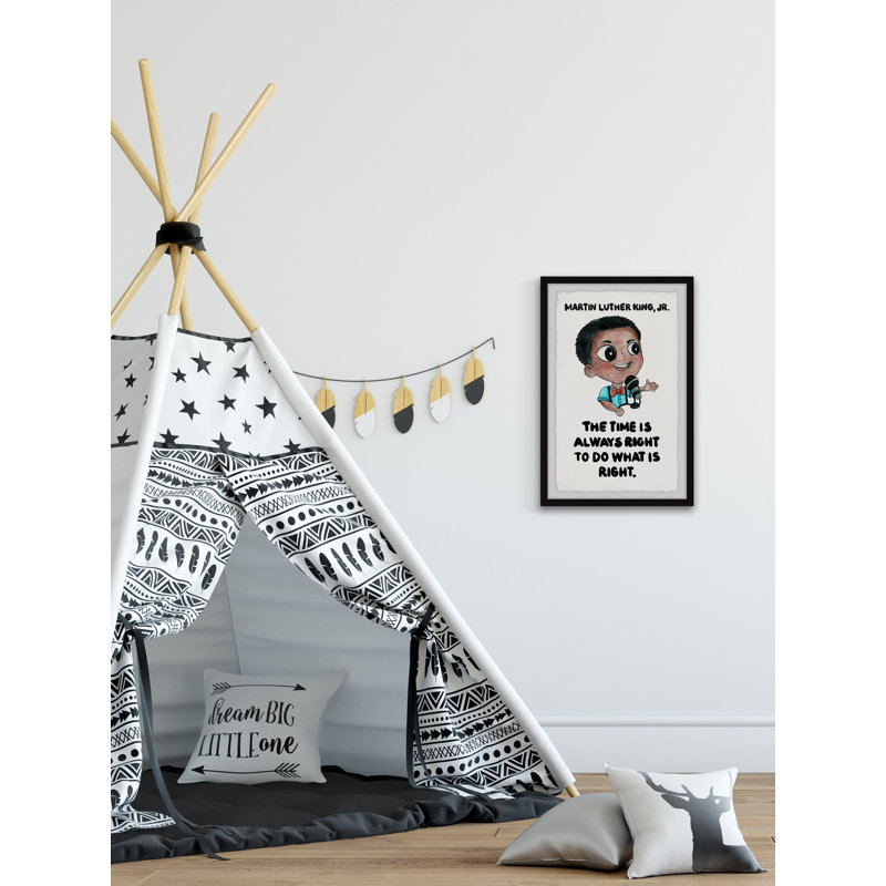 «Bozarth Time Is Always Right», reproduction encadrée, H 36 po x l 24 po x 1,5 po