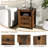 Nightstands With Charging Station, Rustic 18 Inch Bedside Table With 2 Storage Drawers And Open Shelf-2092603974-2092603977