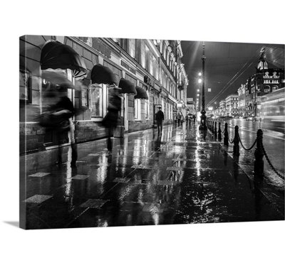 "night lights" par irina, impression sur toile