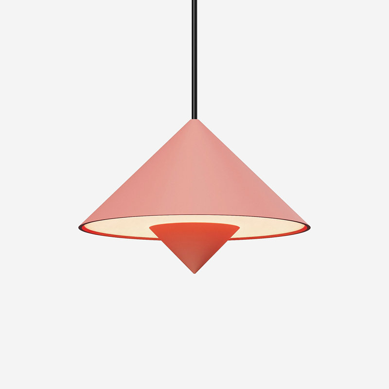 Jai Pendant Light, 11'' H x 9.84'' W x 9.84'' D, Black, Blossom