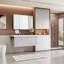 Daciano 100cm W 60cm H Surface Mount Mirror Cabinet 