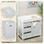 AIYAPLAY Baby Changing Table with 4 Drawers for 0-12 Months Max. 11kg-1105722983