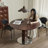 Black Walnut Walnut Solid Wood Dining table-1764168293