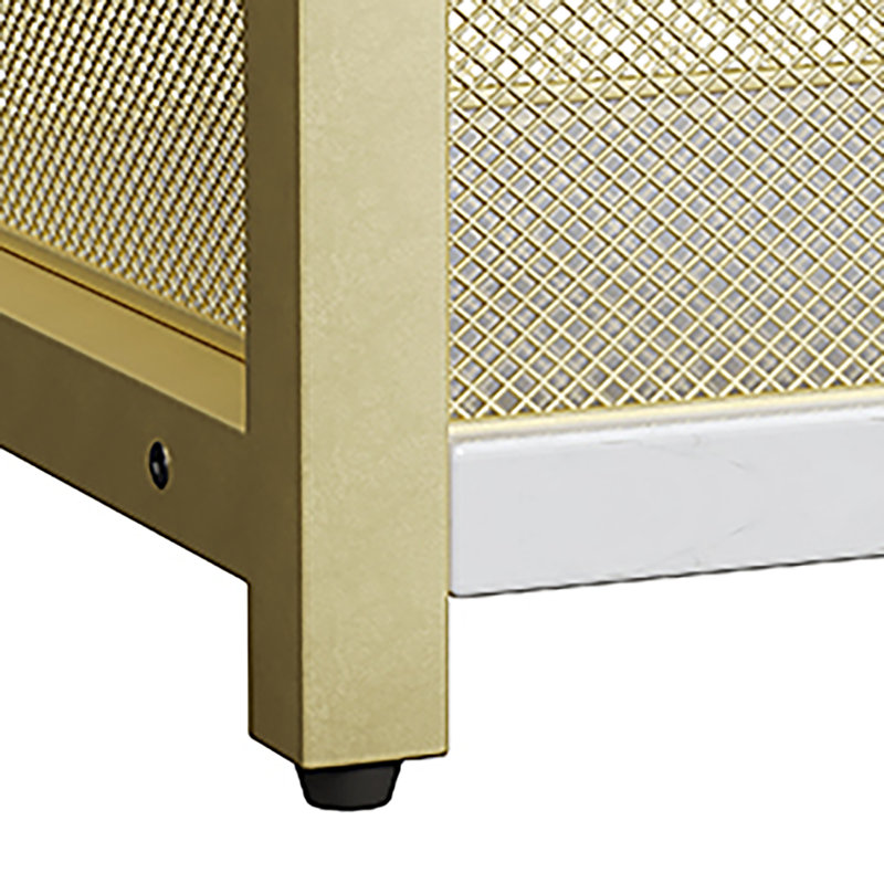 Multi Functional Mini Bar Table With Corner Bottle Rack With Storage Rack