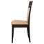 Chaise d'appoint rembourrée (ensemble de 2)