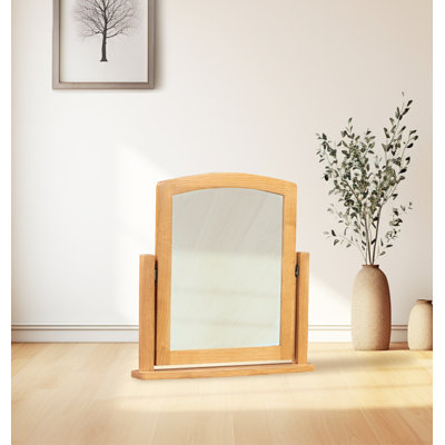 Madelynn Solid Wood Flat Floor Mirror