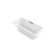 Volute 63 In. X 28-3/8 In. Freestanding Bath With Base