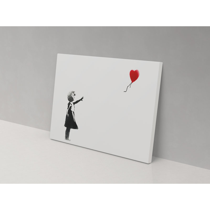 Balloon Girl Banksy - Wrapped Canvas Print, 67cm H x 102cm W x 4cm D