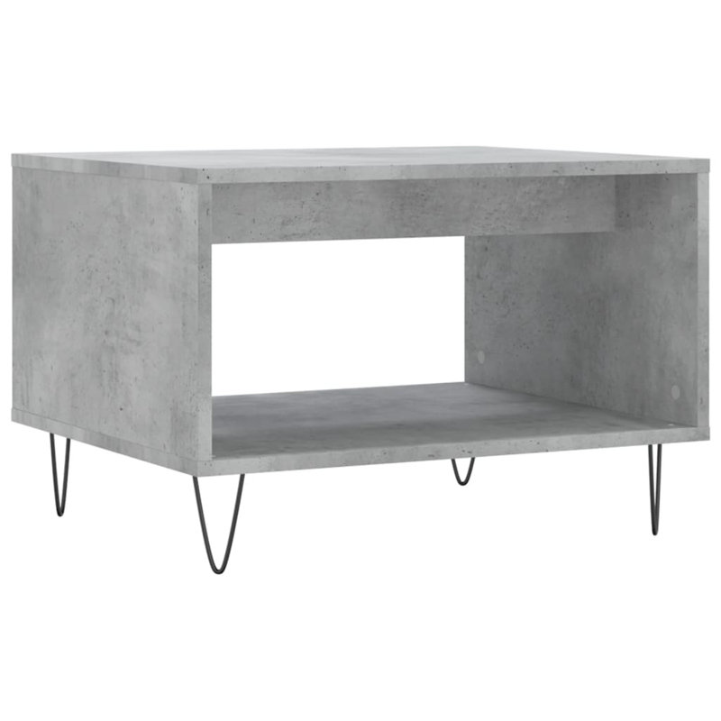 Glendarious Four Leg Coffee Table with Storage, Concrete Grey
