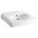 Brenham Ceramic 22" Wall Mount Bathroom Sink with Overflow