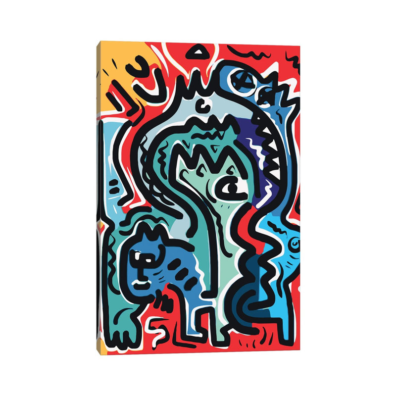 Red Energy Of Life by Emmanuel Signorino - Wrapped Canvas Print, 66.04 cm H x 45.72 cm W x 3.175 cm D