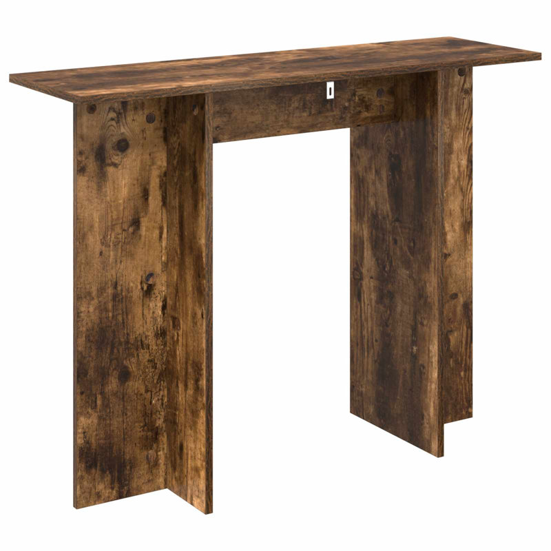 100cm Console Table, Smoked Oak, Smoked Oak, Smoked Oak