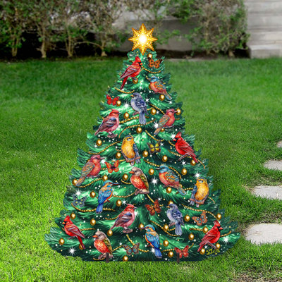 Jasmira Christmas Bird, Butterfly Tabletop Tree